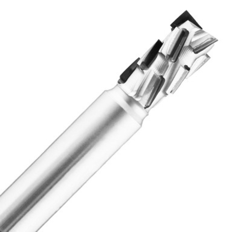 PCD Compression Spiral Router Bit 1/2" Diameter 7/8" Cutting Edge 3 Flute 2-3/4" Long 1/2" Shank RH