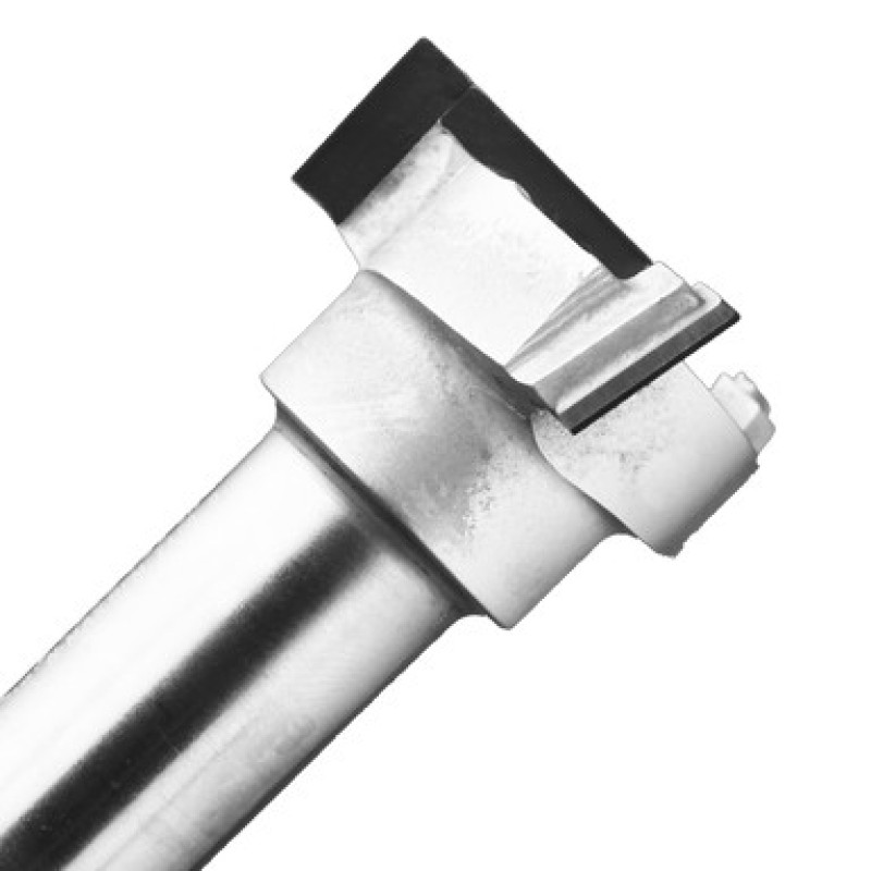 PCD Pocketing Tool with Plunge 3/4" Diameter 16mm Cutting Edge 3-1/4" Long 2 Wing 3/4" Shank RH