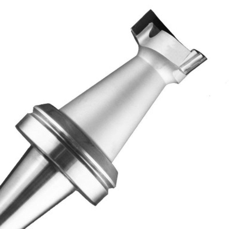 PCD Pocketing Tool with Plunge 1-3/4" Diameter 1/2" Cutting Edge 3-1/2" Long 3+1 Wing Thermwood 30 Shank RH