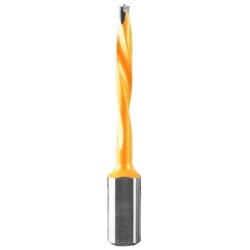 Brad Point Dowel Drill Bit 1/2" Diameter 41mm Cutting Edge 70mm Long 2 Flute 10mm Shank LH Proline Series