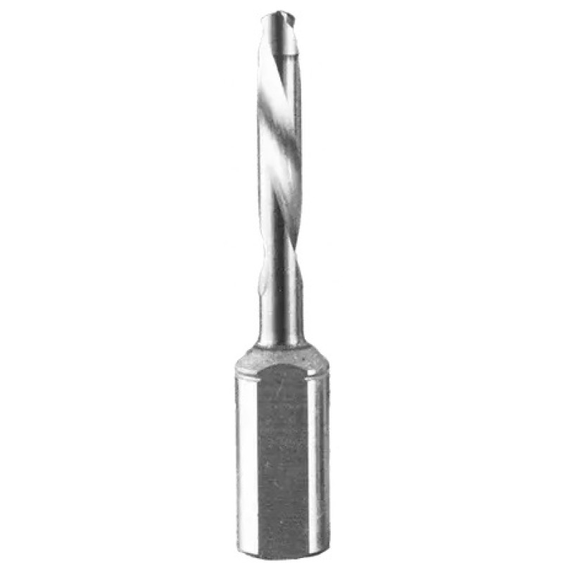 Brad Point Dowel Drill Bit 5mm Diameter Cutting Edge 2 Flute 57mm Long 10mm Shank LH PCD