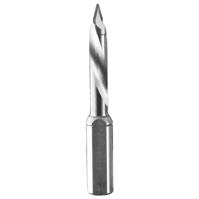 Solid Carbide Thru Point Dowel Drill Bit 3mm Diameter 35mm Cutting Edge 2 Flute 70mm Long 10mm Shank LH Industrial Series