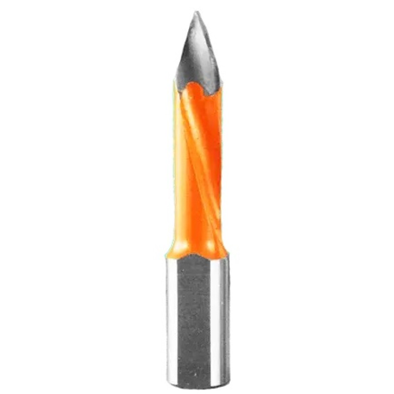 Durox Thru Point Dowel Drill Bit 5mm Diameter 35mm Cutting Edge 2 Flute 70mm Long 10mm Shank LH Industrial Series