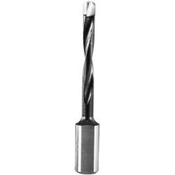 Durox Point Dowel Drill Bit 5/16" Diameter 27mm Cutting Edge 2 Flute 58mm Long 10mm Shank RH Industrial Series