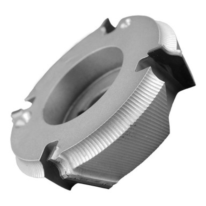 PCD Radius Edgebander Cutter for Brandt Edgebander 70.6mm Diameter 4 Wing 3.0mm Radius 16mm Bore LH