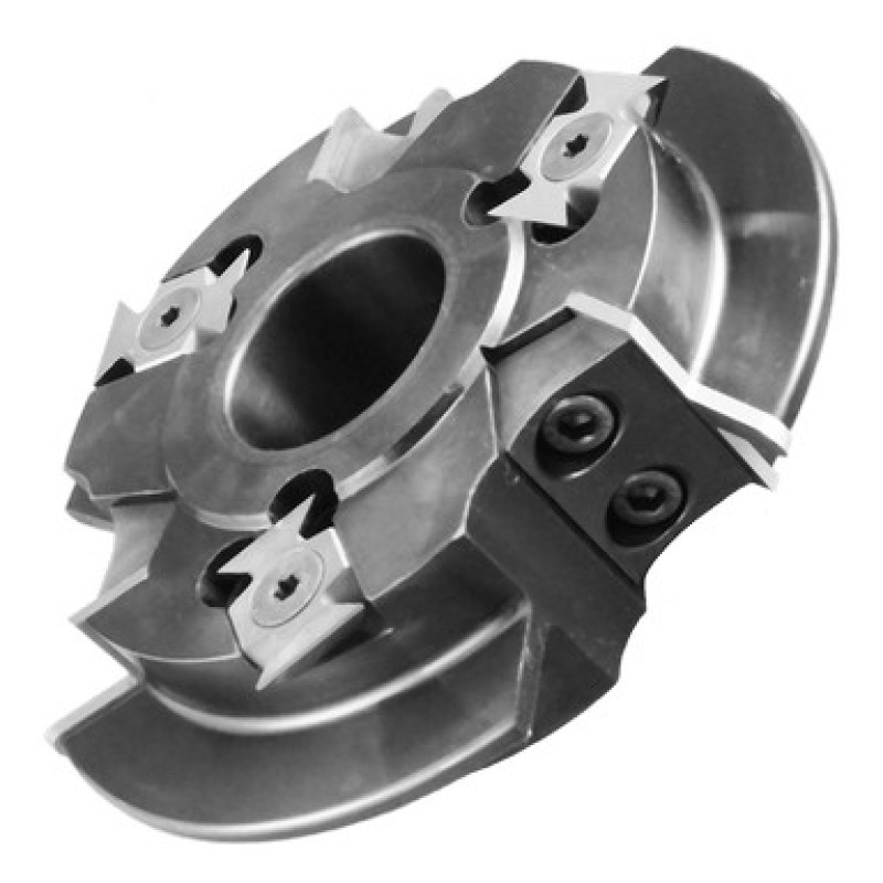 Shaker Stile & Rail Cutter 120mm Diameter 30mm Cutting Edge 3 Wing 1-1/4" Bore Counter Clockwise with Profile B/250