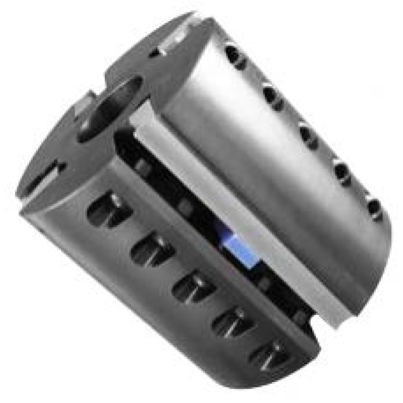 Corrugated Knife Cutterhead 100mm Diameter 75mm Cutting Edge 20&deg; 2 Wing 1-1/4" Bore