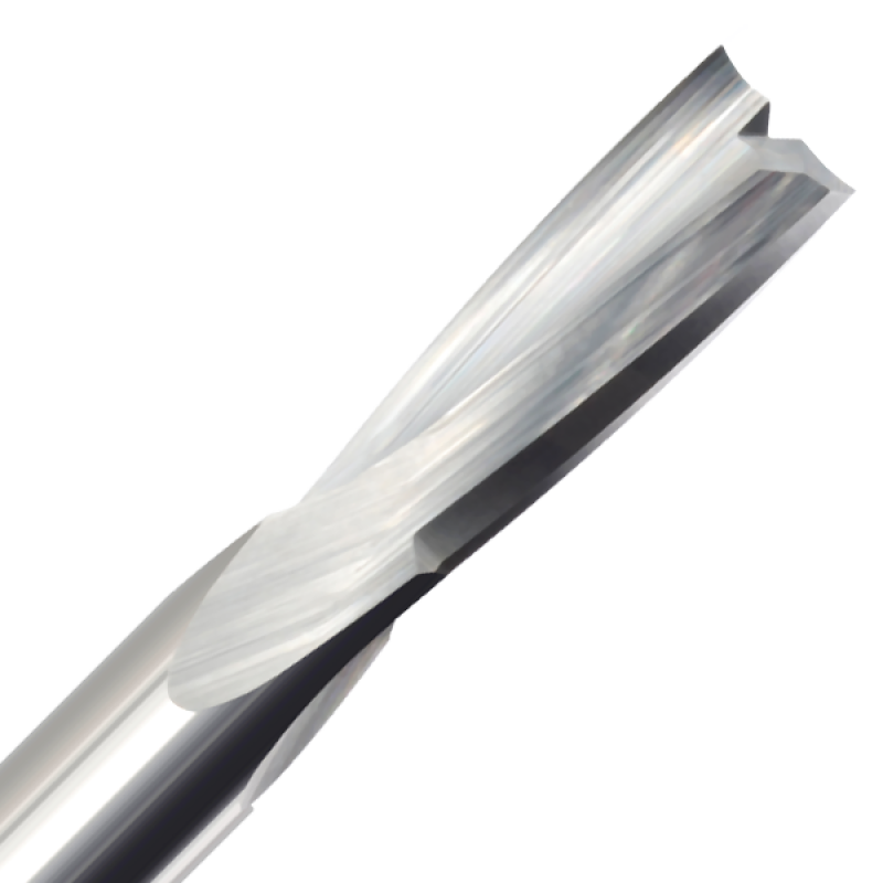 3/8" Diameter x 1-5/8" Long x 3-1/2" Overall Length x 2 Flute Solid O-Flute Router Bit