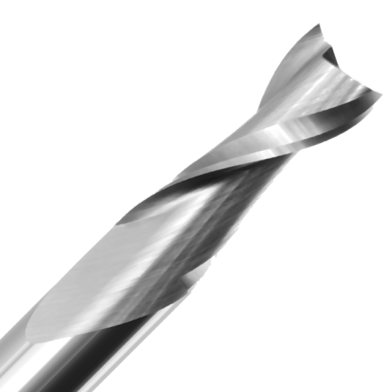 1/2" Diameter x 1-1/4" Long x 3" Overall Length x 1/2" Shank x 2 Flute Upcut High Impact Spiral Bit