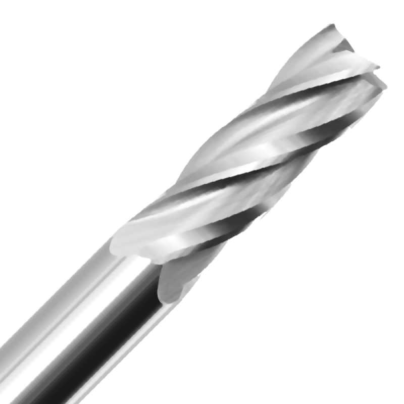 3/8" Diameter x 5/8" Long x 3" Overall Length x 3/8" Shank x 4 Flute Upcut Fiberglass Spiral Bit