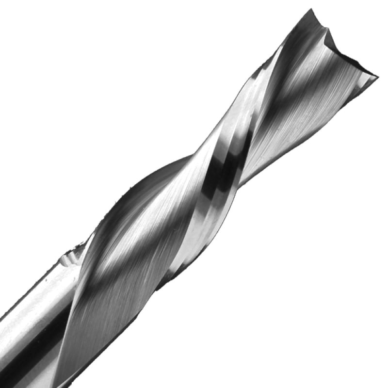 7/32" Diameter x 3/4" Long x 2-1/2" Overall Length x 1/4" Shank x 2 Flute Solid Carbide Router Downcut Bit