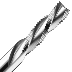 1/2" Diameter x 1-5/8" Long x 4" Overall Length x 1/2" Shank x 3 Flute Downcut High Helix Ripper Bit