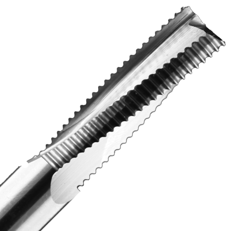 1/2" Diameter x 1-5/8" Long x 4" Overall Length x 1/2" Shank x 3 Flute Upcut Low Helix Ripper Bit