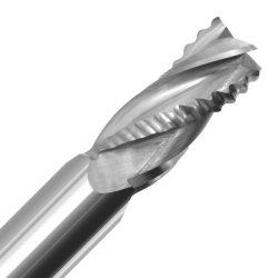 1/2" Diameter x 1-5/8" Long x 4" Overall Length x 1/2" Shank x 4 Flute Upcut Combination Spiral Bit