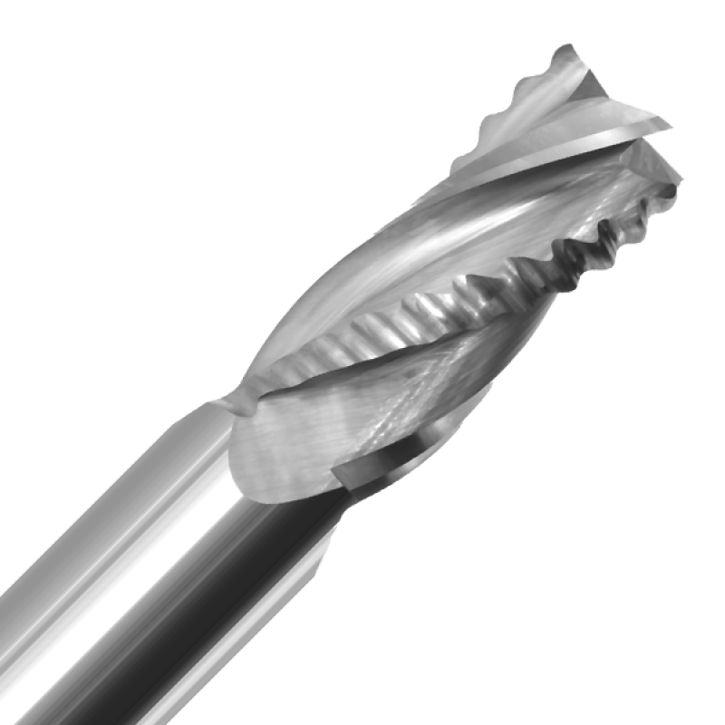1/2" Diameter x 1-1/8" Long x 3-1/2" Overall Length x 1/2" Shank x 4 Flute Upcut Combination Spiral Bit