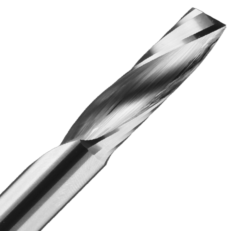 1/8" Diameter x 1/4" Long x 2" Overall Length x 1/4" Shank x 1 Flute O-Flute Upcut Spiral Hard Pl Bit
