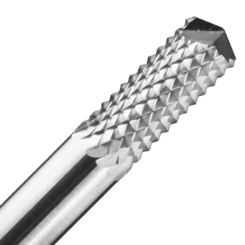 3/8" Diameter x 7/8" Long x 2-1/2" Overall Length x 3/8" Shank Fiberglass Burr Tool Bit