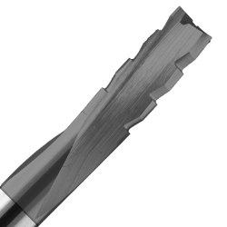 1/2" Diameter x 2-1/8" Long x 5" Overall Length x 1/2" Shank x 3 Flute Downcut Phenolic Spiral Ultimax Bit