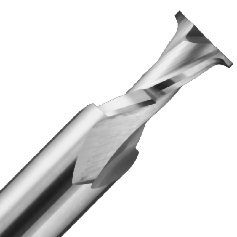 3/4" Diameter x 3/4" Long x 4" Overall Length x 3/4" Shank x 2 Flute Upcut Radius Edge Spiral Bit