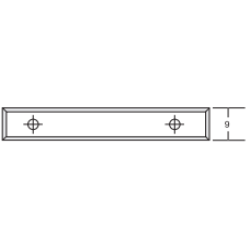 Carbide Insert Knife with 4 Edges 12mm x 12mm x 1.5mm