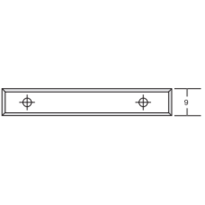 Carbide Insert Knife with 4 Edges 12mm x 12mm x 1.5mm