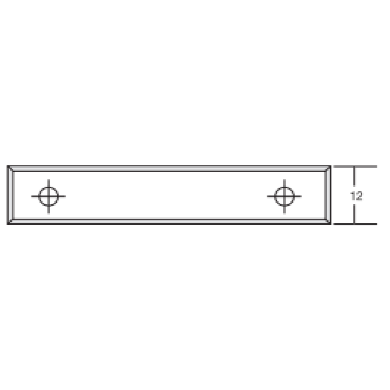Carbide Insert Knife with 4 Edges 29.5mm x 9mm x 1.5mm