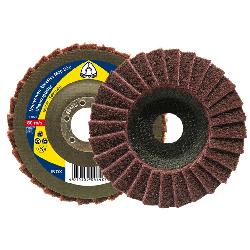 Flap Disc 4-1/2" Diameter 7/8" Arbour Hole SMT800 Medium Grit Klingspor 278496