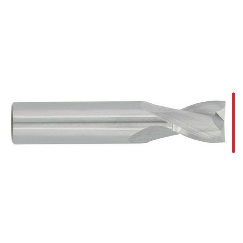 HSS Square End Mill - Up to 9/16" - End Grind Only