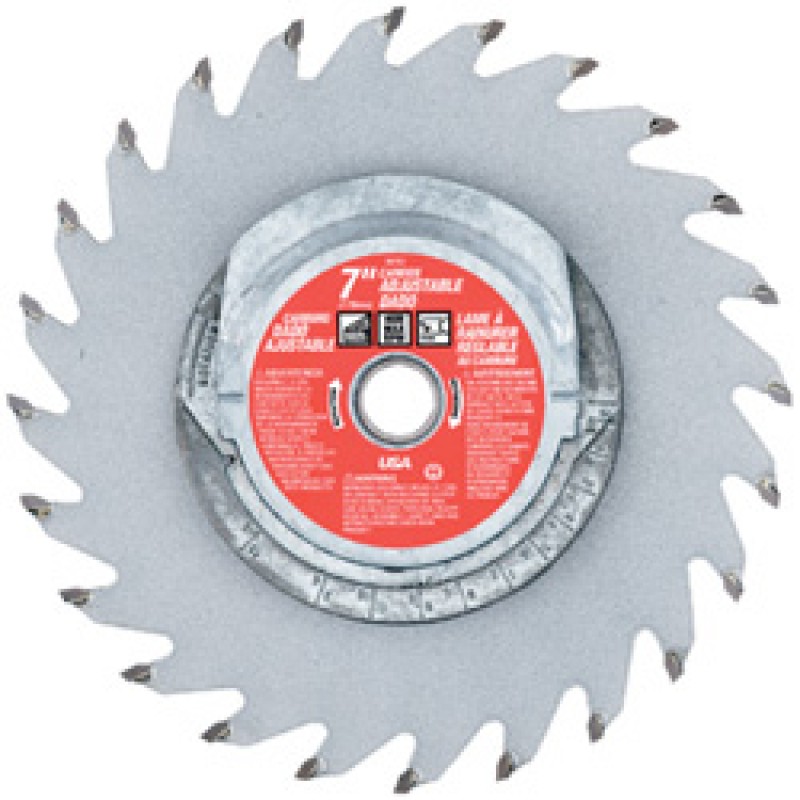 Adjustable Quick-Set Dados - Up to 18 Teeth