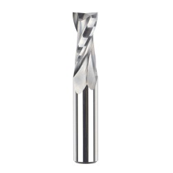 Spiral Router Bit HSS & Solid Carbide - up to 3/8" Diameter - 2 Flute