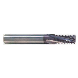Solid Carbide Thread Mill With ALCrTiN Coating - Up to 1/8" Diameter (MB)