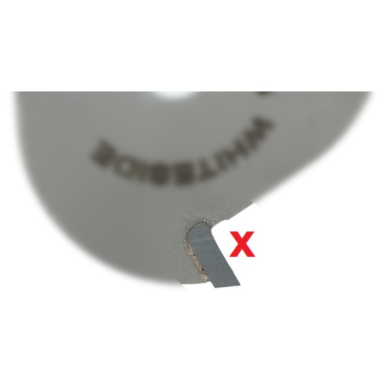 Replacement Tip (up to 1/4" Kerf) for Carbide Tipped Slotting & Router Trim Cutter