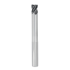 3/16" Diameter 4 Flute 3/8" Cut 4" Length 3/16" Round Shank Single End Square HP TiALN