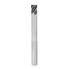 3/16" Diameter 4 Flute 3/8" Cut 4" Length 3/16" Round Shank Single End .015 Radius HP TiALN