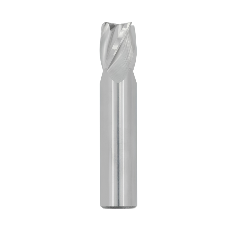 5/32" Diameter 4 Flute 5/16" Cut 2" Length 3/16" Round Shank Single End Square Uncoated