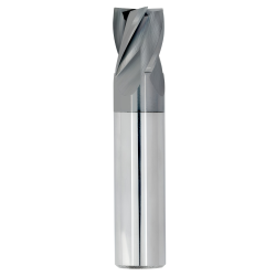 1/16" Diameter 4 Flute 1/8" Cut 1-1/2" Length 1/8" Round Shank Single End Square TiALN