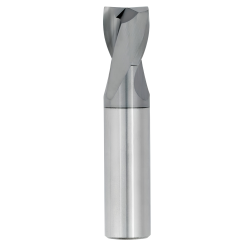 7/32" Diameter 2 Flute 7/16" Cut 2" Length 1/4" Round Shank Single End Square TiALN