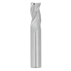 7/64" Diameter 3 Flute 3/8" Cut 1-1/2" Length 1/8" Round Shank Single End Square Uncoated
