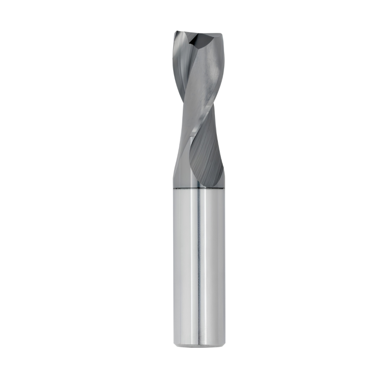 5/64" Diameter 2 Flute 1/4" Cut 1-1/2" Length 1/8" Round Shank Single End Square TiALN