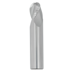 1/16" Diameter 3 Flute 1/8" Cut 1-1/2" Length 1/8" Round Shank Single End Ball Nose Uncoated
