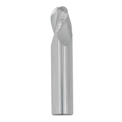 3/16" Diameter 3 Flute 3/8" Cut 2" Length 3/16" Round Shank Single End Ball Nose Uncoated