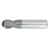 3/32" Diameter 2 Flute 3/16" Cut 1-1/2" Length 1/8" Round Shank Single End Ball Nose TiALN