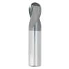 1/8" Diameter 2 Flute 1/4" Cut 1-1/2" Length 1/8" Round Shank Single End Ball Nose TiALN