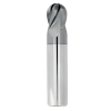 3/16" Diameter 4 Flute 3/8" Cut 2" Length 3/16" Round Shank Single End Ball Nose TiALN