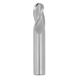 1/32" Diameter 3 Flute 3/32" Cut 1-1/2" Length 1/8" Round Shank Single End Ball Nose Uncoated