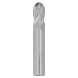 1/16" Diameter 4 Flute 3/16" Cut 1-1/2" Length 1/8" Round Shank Single End Ball Nose Uncoated