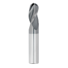 5/64" Diameter 3 Flute 1/4" Cut 1-1/2" Length 1/8" Round Shank Single End Ball Nose TiALN