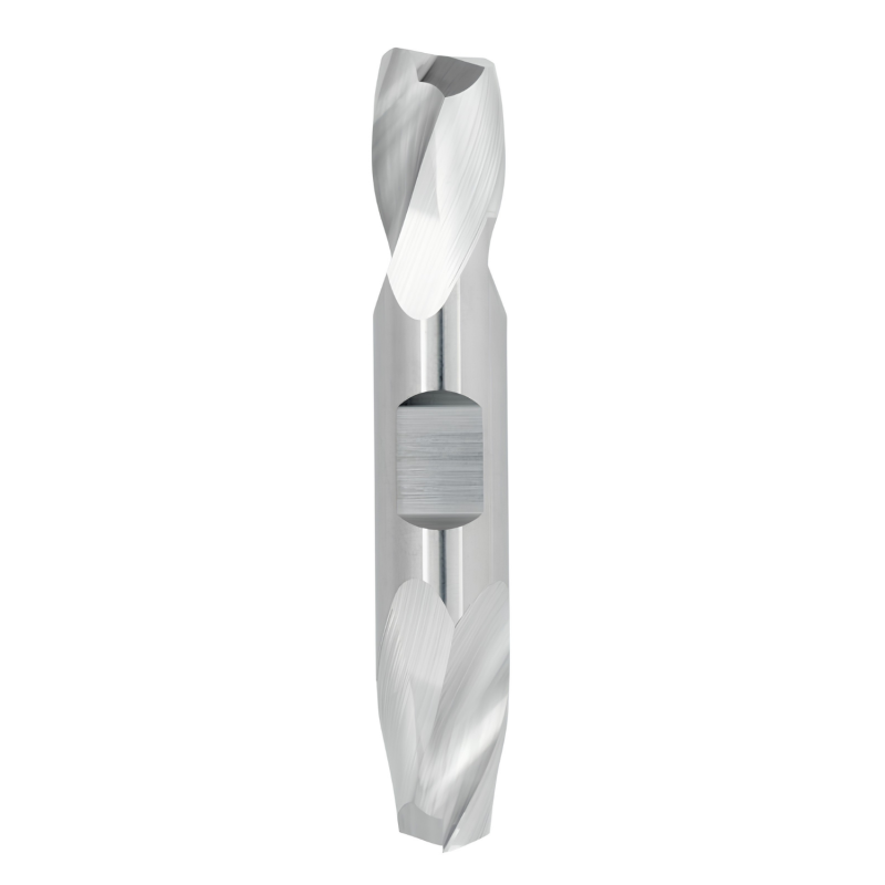 1/32" Diameter 2 Flute 1/16" Cut 1-1/2" Length 1/8" Round Shank Double End Square Uncoated