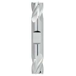 3/64" Diameter 4 Flute 3/32" Cut 1-1/2" Length 1/8" Round Shank Double End Square Uncoated