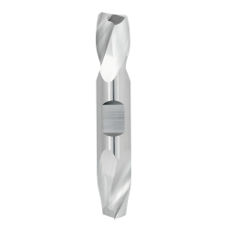 7/32" Diameter 2 Flute 3/8" Cut 2-1/2" Length 1/4" Round Shank Double End Square Uncoated